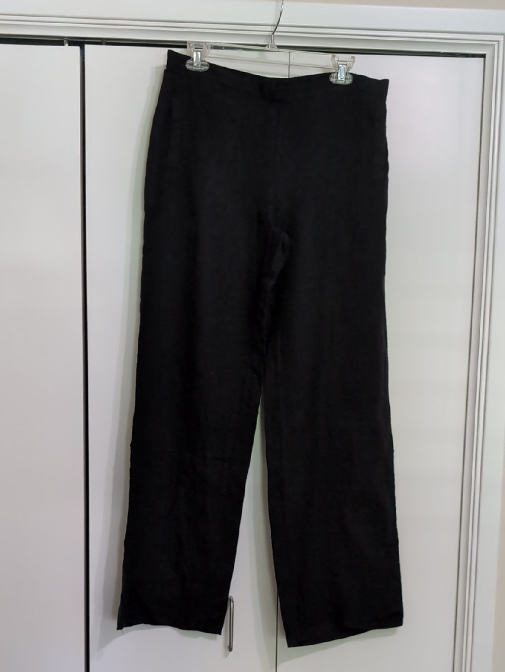 Flax Black Women's Straight Leg Pants - Classic Everyday Style